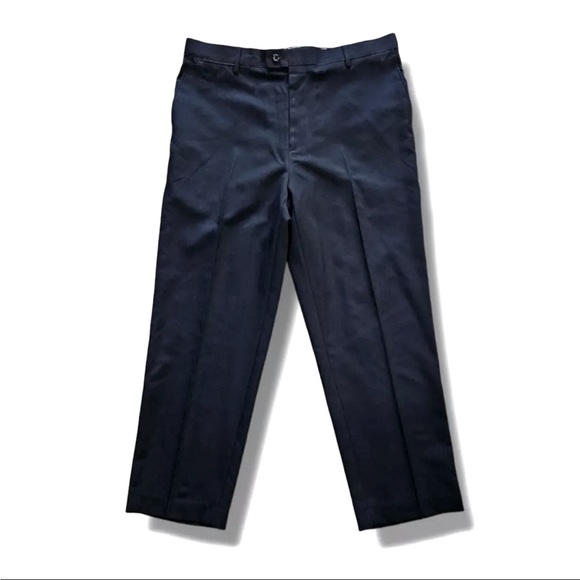 Saddlebred Men’s Black Chino’s Casual Dress Pants Size 32 X 30 - Picture 1 of 6